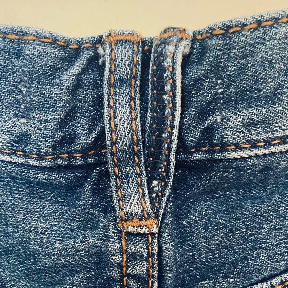 Free People We The Free Good Vibrations High Rise Cut Off Shorts Size 31 - Picture 8 of 10